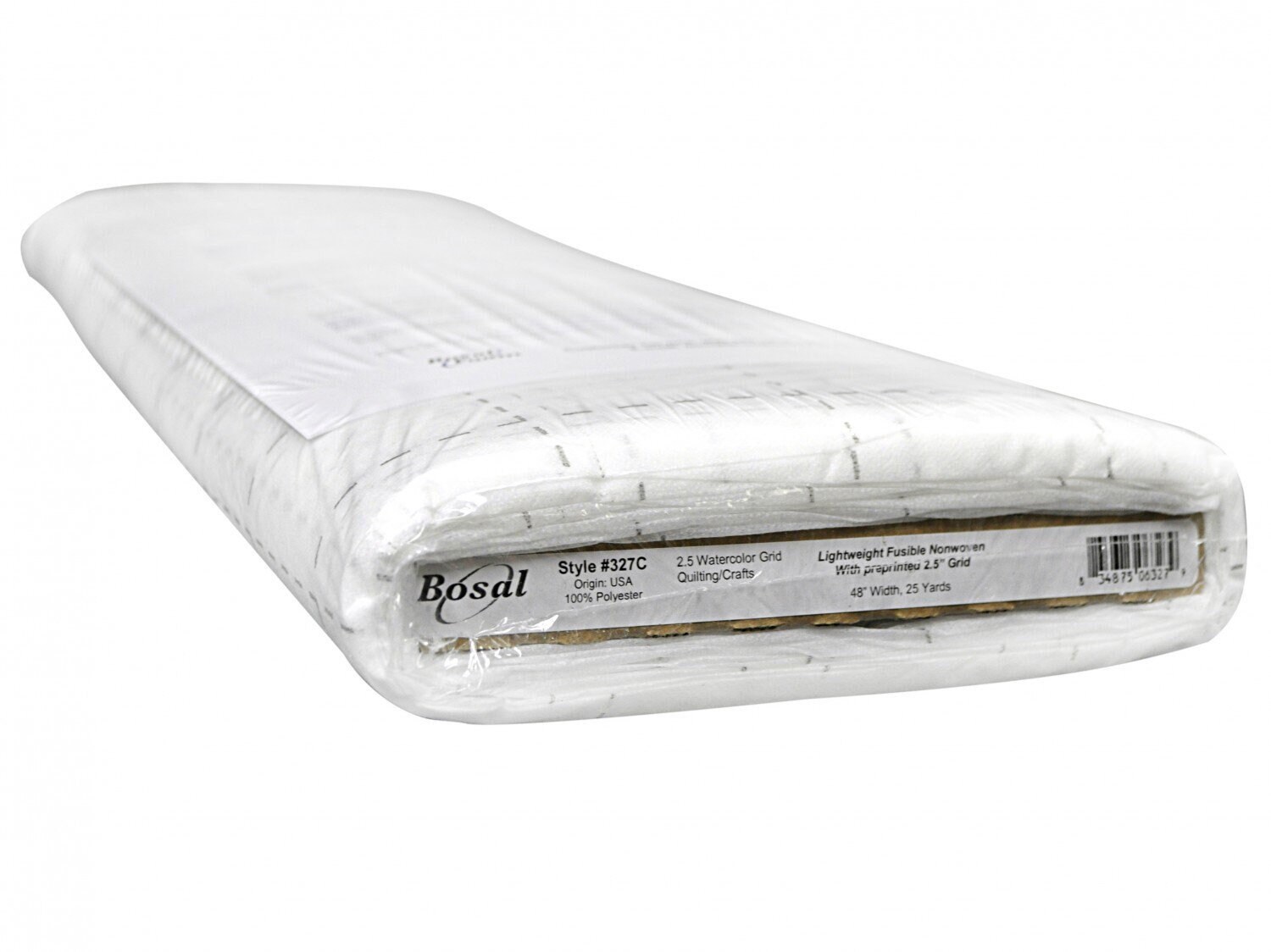 Quilter s grid 2 5 inch fusible interfacing bosal 327c wht 48 inch