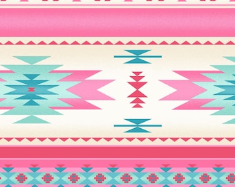 Southwest Blanket Stripe 201 SP Soft Pink - Southwest Tucson Collection by Elizabeth Studio - Priced by the half yard