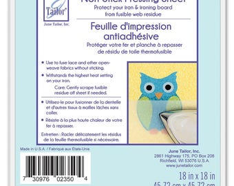 Pressing Cloth - Non-Stick - 18-Inch square JT235 June Tailor - One per package