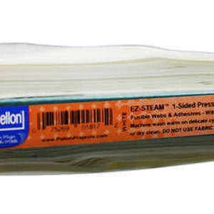 Pellon EZ 12 - One-sided pressure sensitive iron on fusible web - One Yard, 12-Inch wide - Applique