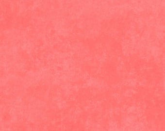 Shadow Play MAS513 CP2 Sunset Coral  Solid Fabric - Medium Pink Tonal Cotton Fabric - by Maywood Studios - Priced by the 1/2 yard