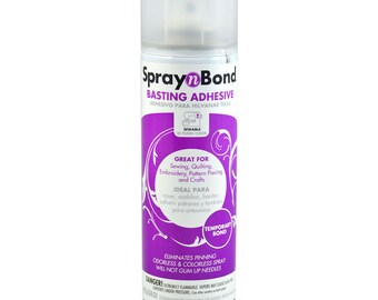 Spray N Bond - 5.6 Ounces Basting Adhesive - Temporary Adhesive - Therm O Web - Acid Free