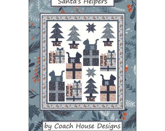 Quilt Pattern - Santas Helpers - Coach House Designs CHD2445 - DIY