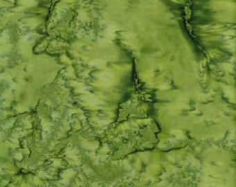 Anthology Batik - 100Q 1426 Lava Solid Broccoli Green - Priced by the half yard