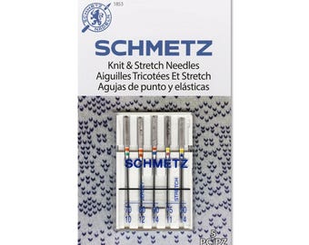 Schmetz Confezione da 5 aghi per macchina per maglieria ed elasticità 1853