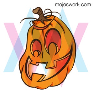 Holographic Pumpkin Jacks Sticker (2.13x3&quot;)
