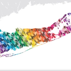 Carte de Long Island Pantone