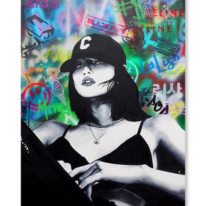 Tomboy - Impresión artística de una pintura original / Arte callejero / Arte pop