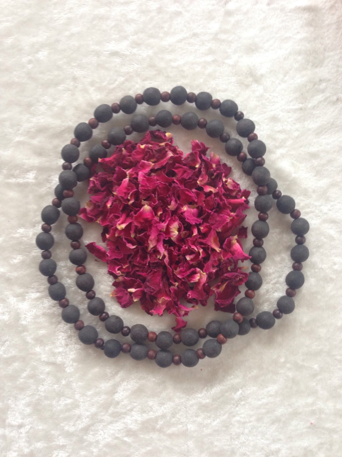 Beads Made From Rose Petals