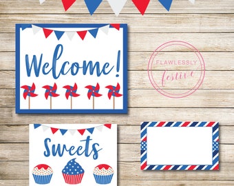 Memorial Day / Fourth of July  Printables Bundle