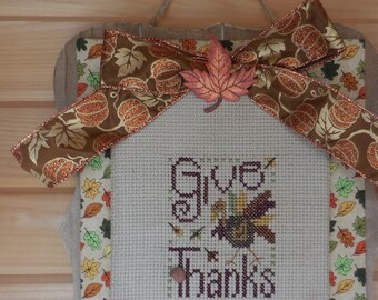 The Give Thanks Plaque