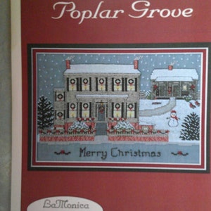 Christmas at Poplar Grove Cross Stitch Pattern