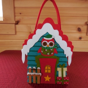 Eulenhaus Weihnachtskorb