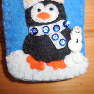 Mason Jar Penguin And Wee Snowman Ornament image 5