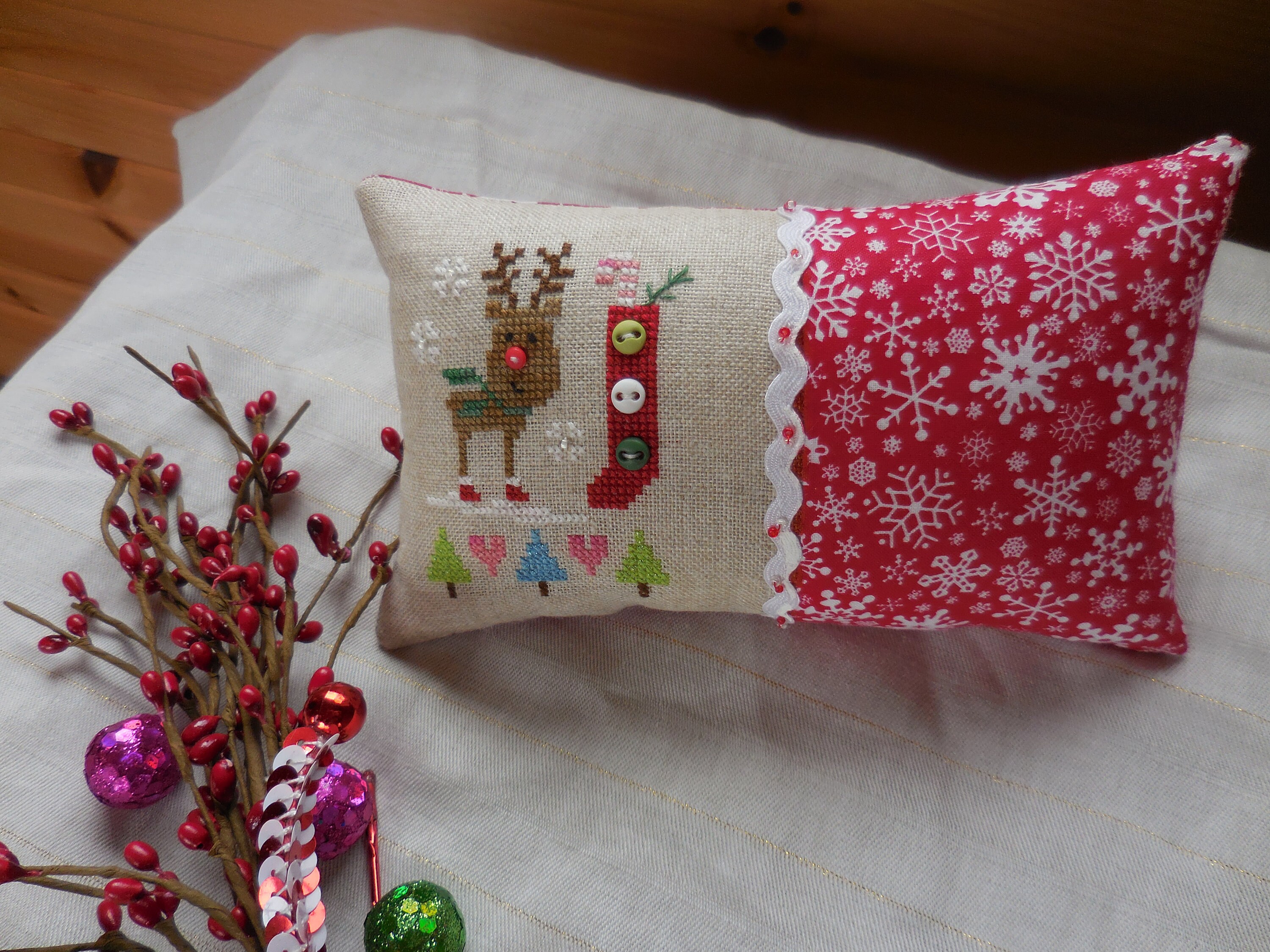 Dear Rudolph Mini Pillow