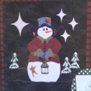 A Frosty Night Applique/Embroidery Pattern