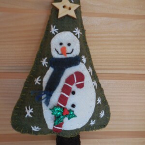 The Christmas Tree Snowman Ornament