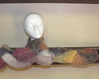 Spiral Mohair Scarf