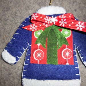 The Navy Blue Christmas Ornament Sweater