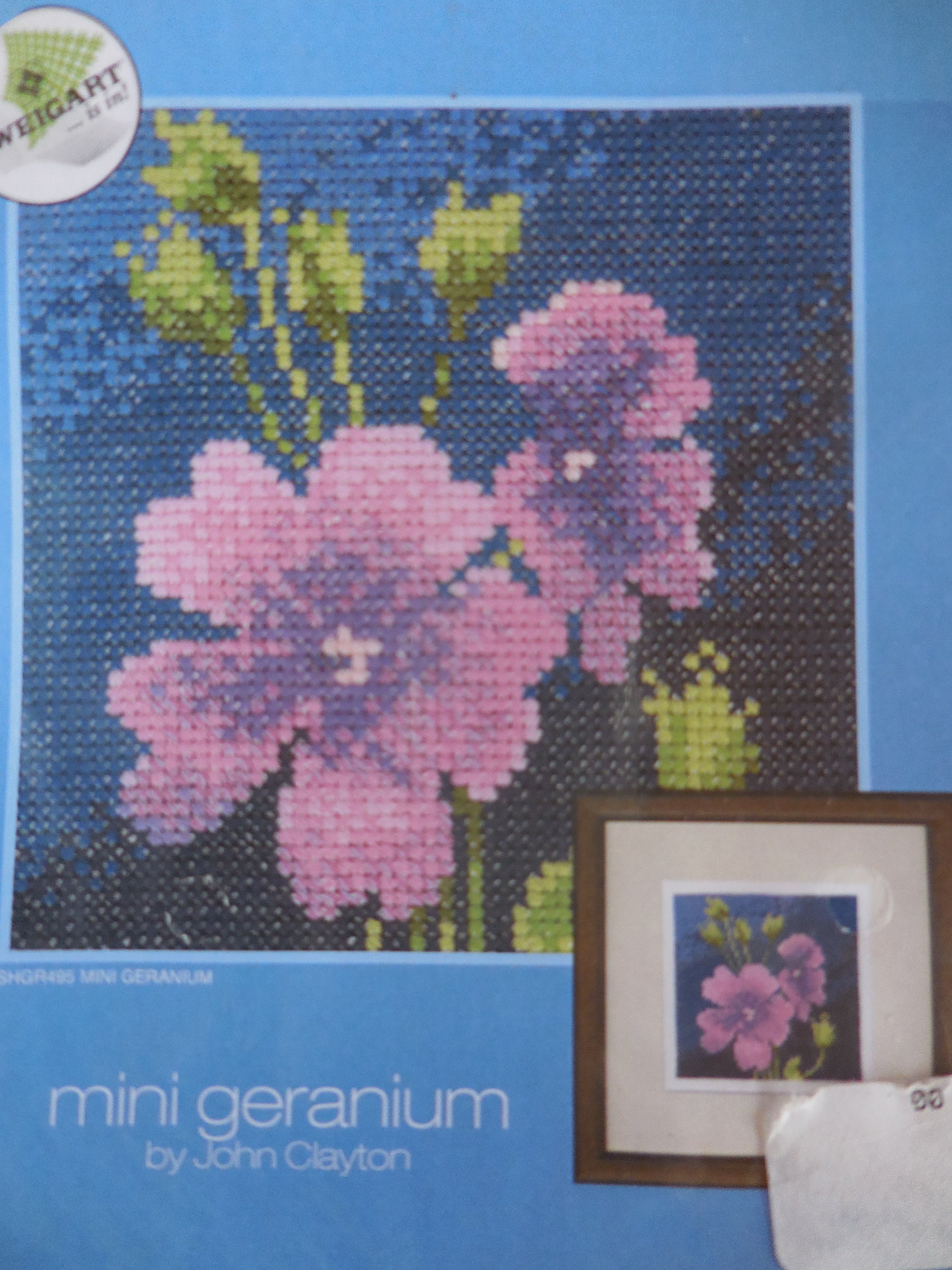 Kit Point De Croix Janlynn – Rose Tree In Bloom – Neuf Sous Blister