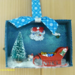 Christmas In A Shadow Box
