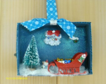 Christmas In A Shadow Box