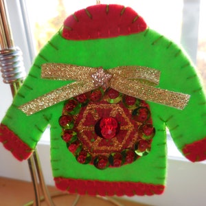 The Festive Christmas Ornament Sweater