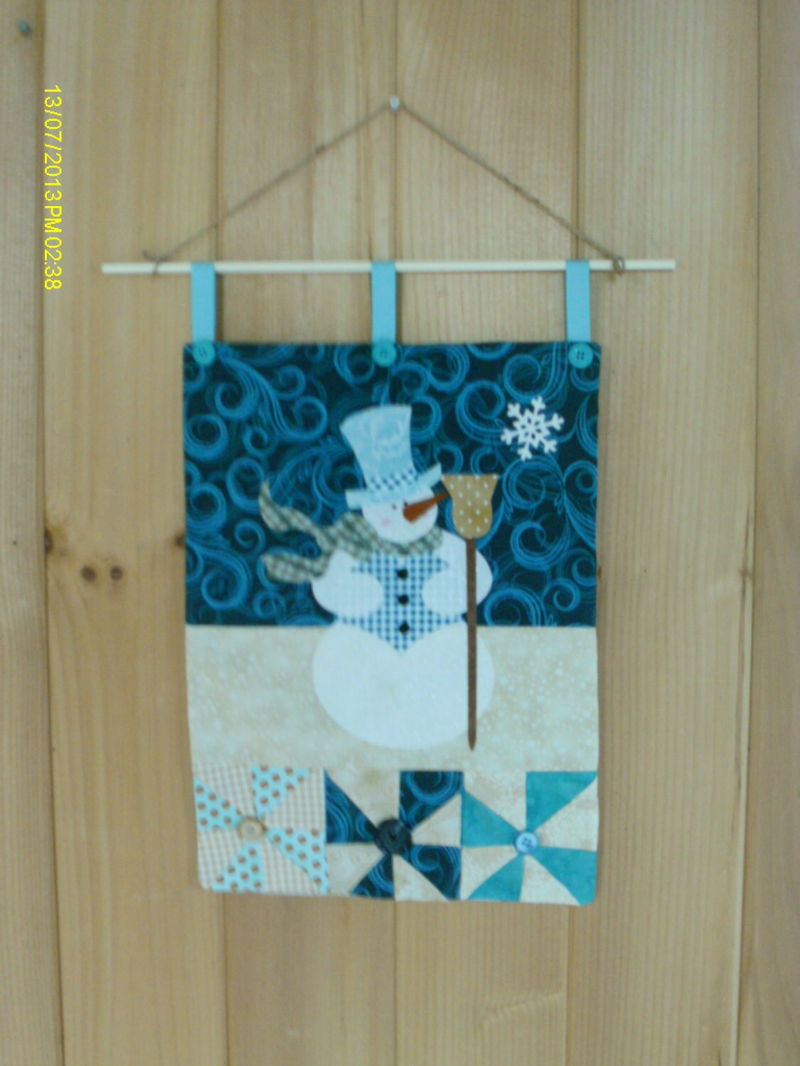 Frosty on Ice Wall Hanging