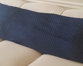 Full Body Pillow Cover in Shannon Minky Cuddle Dimple Dot with Hidden Zipper