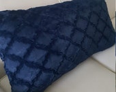 Minky Full Body Pillow Cover Super Soft Comfy Minky Luxe Cuddle Lattice in sizes 50 quot x18 quot to 72 quot x18 quot with Zipper