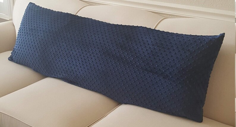 Full Body Pillow Cover In Shannon Minky Cuddle Dimple Dot With Etsy