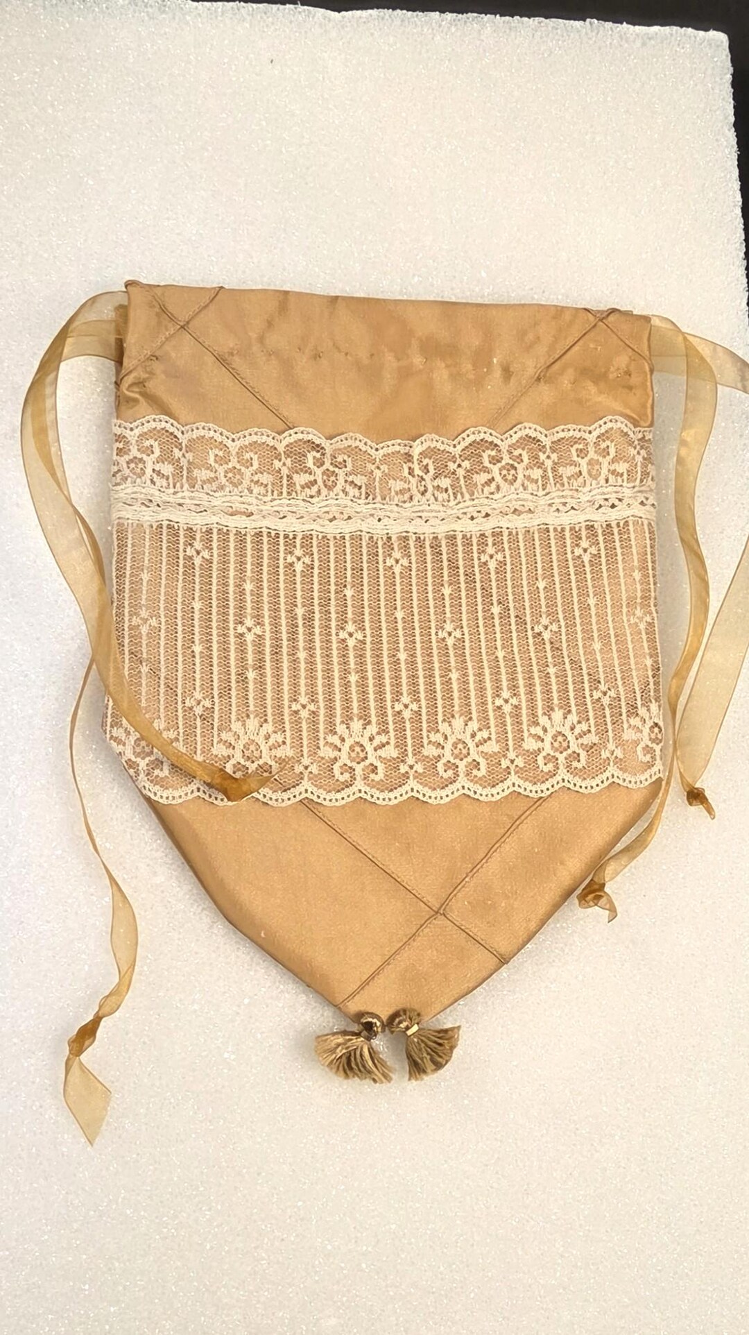 Gold Regency Reticule Bag, Gold Victorian Reticule Bag, Gold Civil War ...
