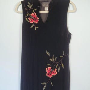 Vintage Black Formal Dress, 90s Black Evening Dress, Vintage Black Cocktail Part Dress, Vintage Tea Party Dress, Vintage Party Dress Size 12