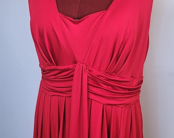 Cherry Red Chiffon Ruffle Short Dress Size 18, Spaghetti Strap or Strapless Red  Dress, Plus Size Party Dress, Pageant Wear, A Line Short - Etsy