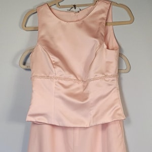 Vintage Pink Evening Gown, 80s Formal Dress, Vintage Pink Prom Dress, Vintage Pink Cocktail Party Dress, Vintage Pink Evening Wear, Size 4