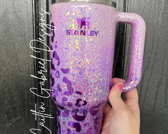 Ombre Leopard Swirl Tumbler | Stanley | YETI | Simple Modern Trek