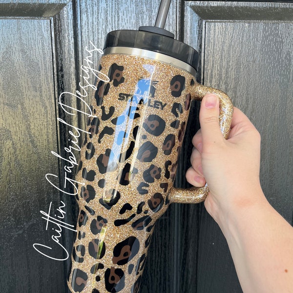 Stanley Tumbler Leopard Print Etsy