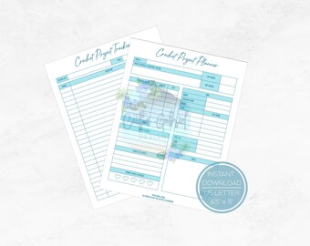 Gehaakte projectplanner; Gehaakte projecttracker; Eenvoudige haakplanner; Gehaakt dagboek; Gehaakt dagboek