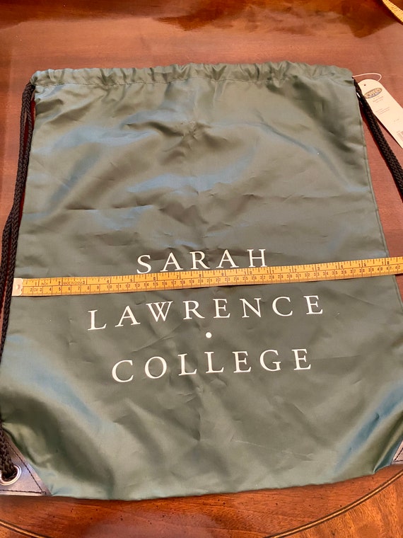 Sarah Lawrence College Drawstring Backpack / Rein… - image 7