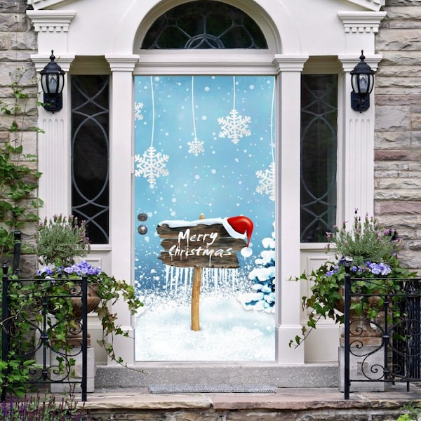 Christmas Door Decorations Etsy