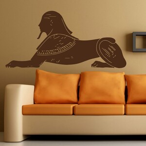Wall Decals Egypt Great Sphinx of Giza Egyptian Sphinx Home Interior Design Vinyl Decal Sticker Kids Nursery Baby Room Decor m623