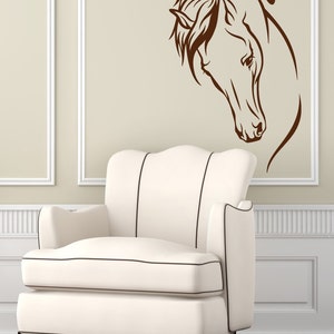 FREE SHIPPING Wall Decals Animals Horse Head Home Vinyl Decal Sticker Kids Nursery Baby Room Decor CYBER Monday Black Friday Sale m115
