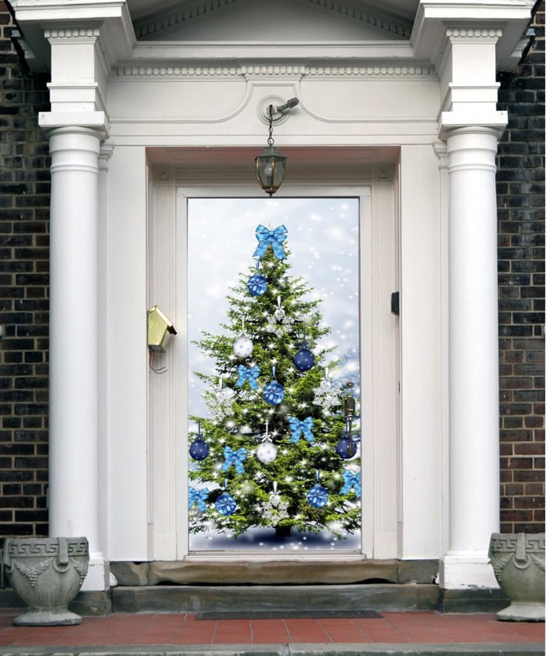 christmas-front-door-cover-entry-doors-vinyl-3d-banner-art-new-etsy