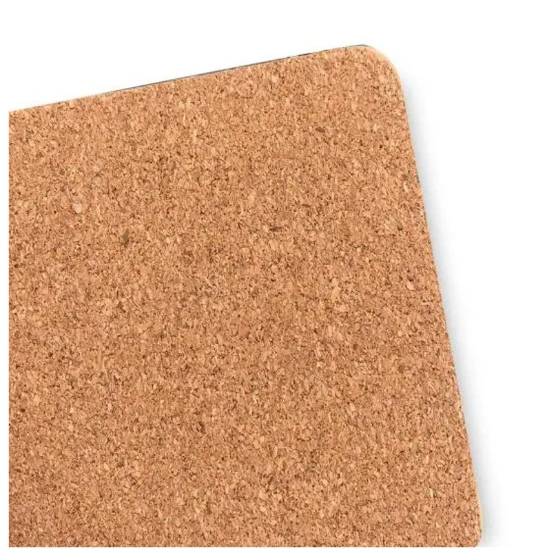 Marble Cork 4 In. X 4 In. Square Whites Silver Coaster Set of Etsy