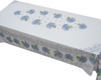 98"x 62" Tablecloth coated oval or rectangle
