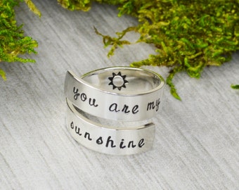 You Are My Sunshine Wrap Ring