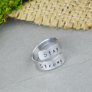 Stay Strong Wrap Ring