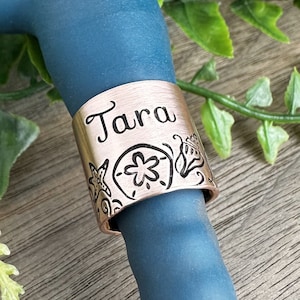 Custom Stethoscope ID Tag: Hand Stamped Nurse Doctor Gift