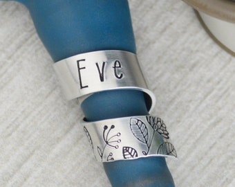Custom Stethoscope ID Tag: Handcrafted Dahlia Garden Charm