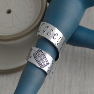 Custom Stethoscope ID Tag: Hand Stamped Nurse Doctor Gift